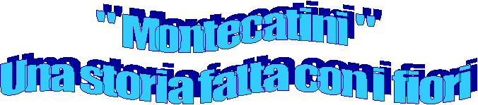 " Montecatini "
Una storia fatta con i fiori